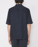 Chemise Eren Ss Shirt Pgmt Dye Lyocell - Dark Navy