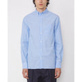 Chemise Arsene Shirt Slub Cotton - Blue