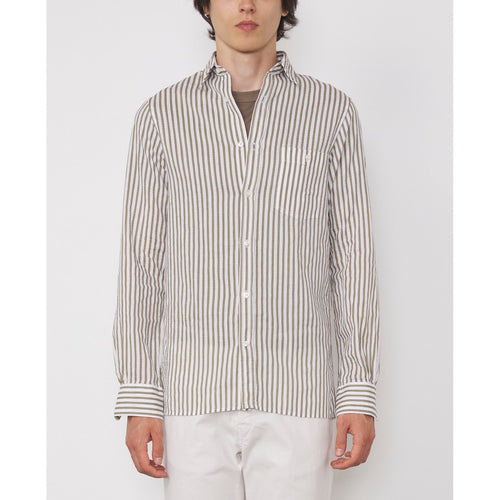 Camisa Alex - Blanco/Taupe Hombre