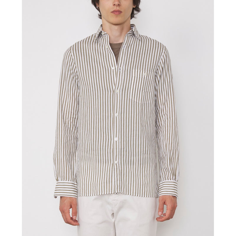 Chemise Alex - White/Taupe - Homme