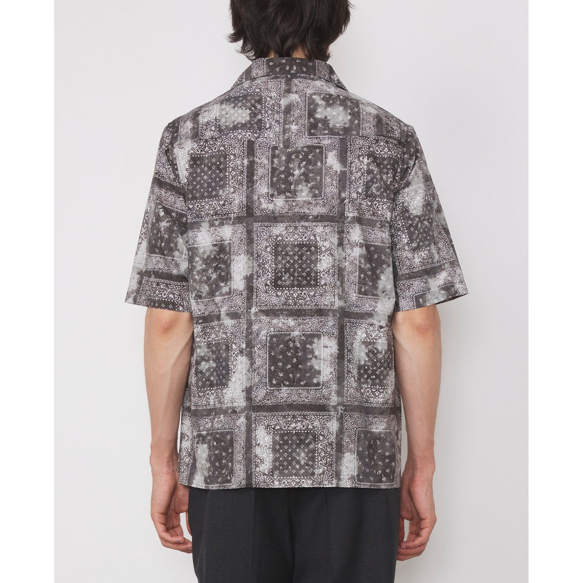 Eren SS Shirt - Dark Grey/Grey/White - Men