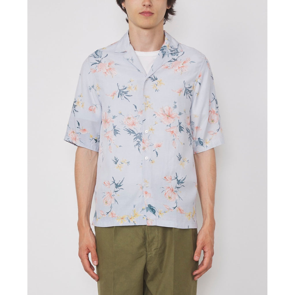 Eren SS Shirt - Blue/Orange/Yellow - Men