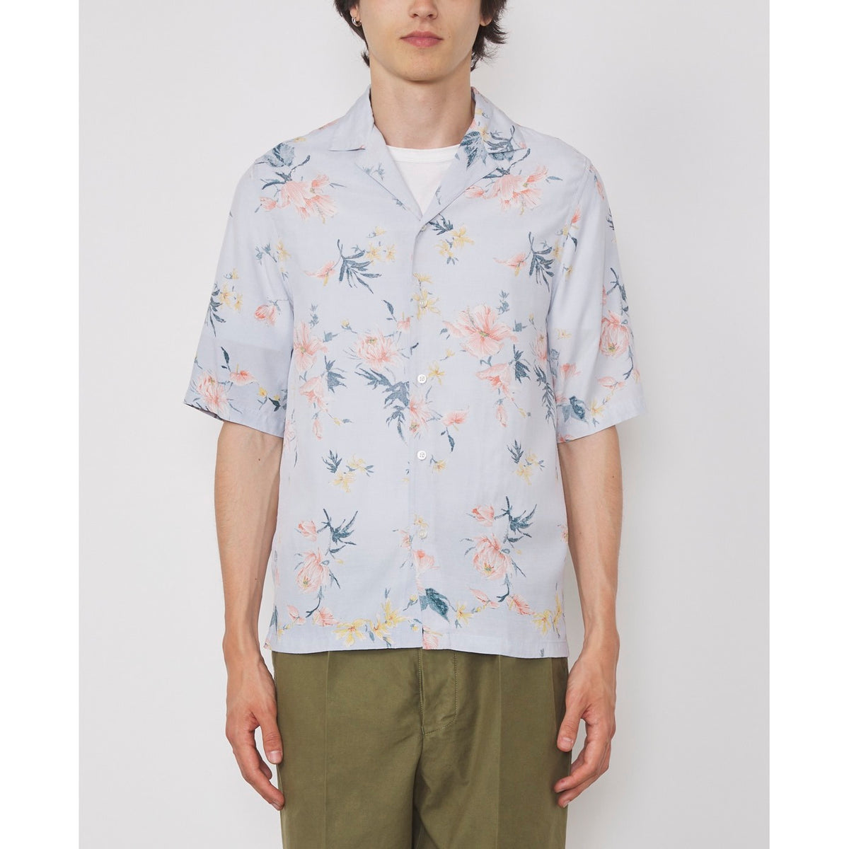 Eren SS Shirt - Blue/Orange/Yellow - Men