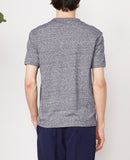 T-Shirt SS - Ecru/Navy - Homme