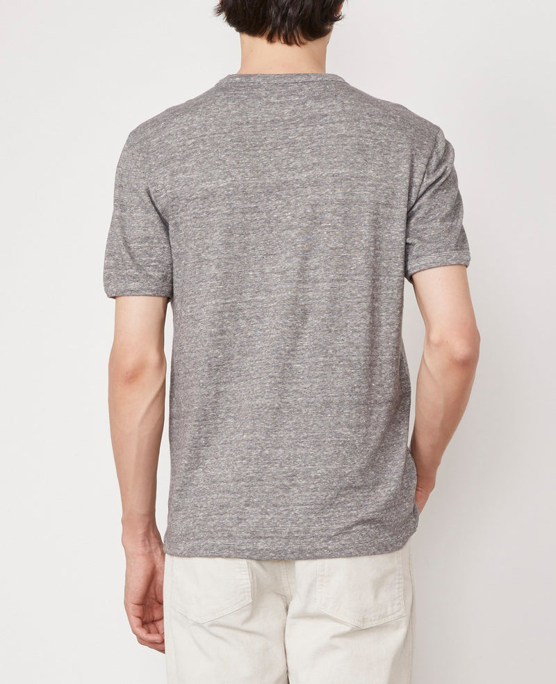T-Shirt SS - Ecru/Heather Grey - Homme
