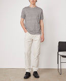 T-Shirt SS - Ecru/Heather Grey - Homme