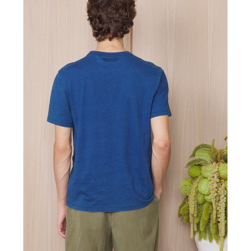 T-Shirt À Poche - Light Indigo - Homme