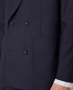 Tlg Veste Leon Jkt Itl Fresco Wool - Navy