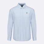 Chemise Rayée Blanche & Bleue Ivoy - Homme