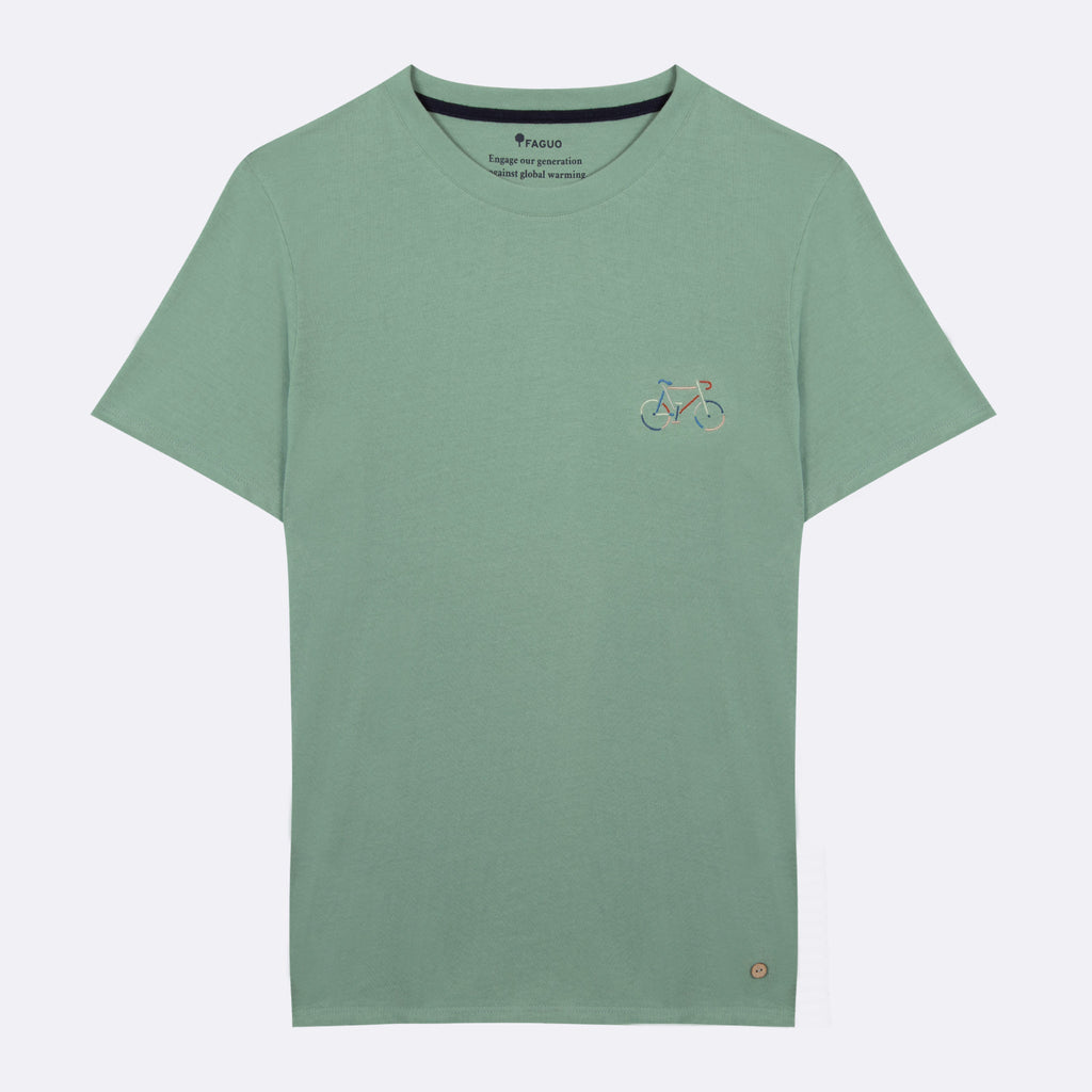 Camiseta Cuello Redondo Verde Claro Arcy - Hombre