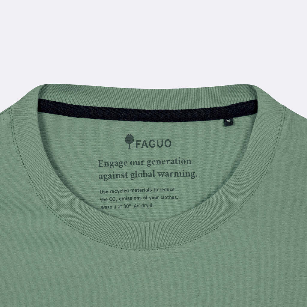 Camiseta Cuello Redondo Verde Claro Arcy - Hombre