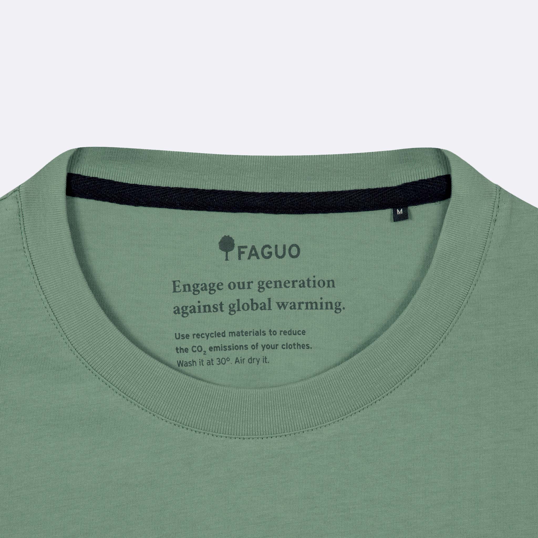 Camiseta Cuello Redondo Verde Claro Arcy - Hombre