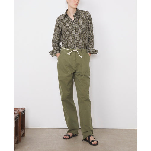 Pantalon Chino France - Olive - Femme