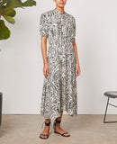 Vestido Katia - Crudo/Negro - Mujer