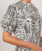 Vestido Katia - Crudo/Negro - Mujer