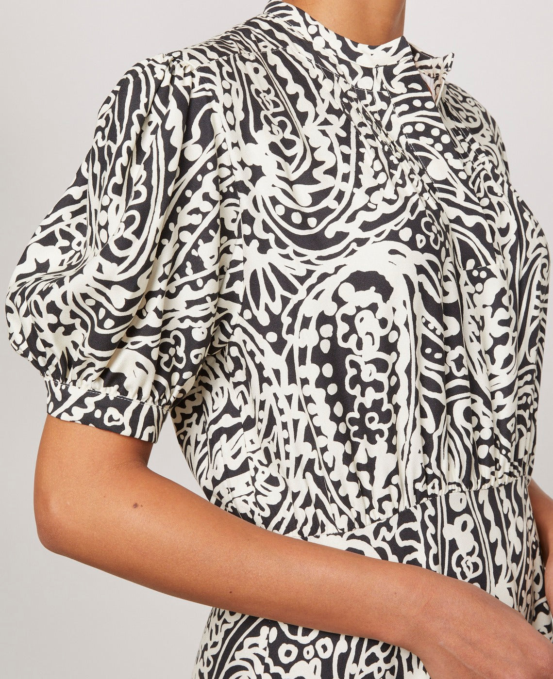 Vestido Katia - Crudo/Negro - Mujer