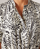 Vestido Katia - Crudo/Negro - Mujer