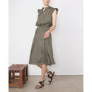 Robe Alexane - Olive/Navy/Ecru - Femme