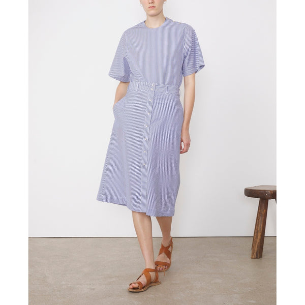 Zelie T-Shirt - White/Blue - Women