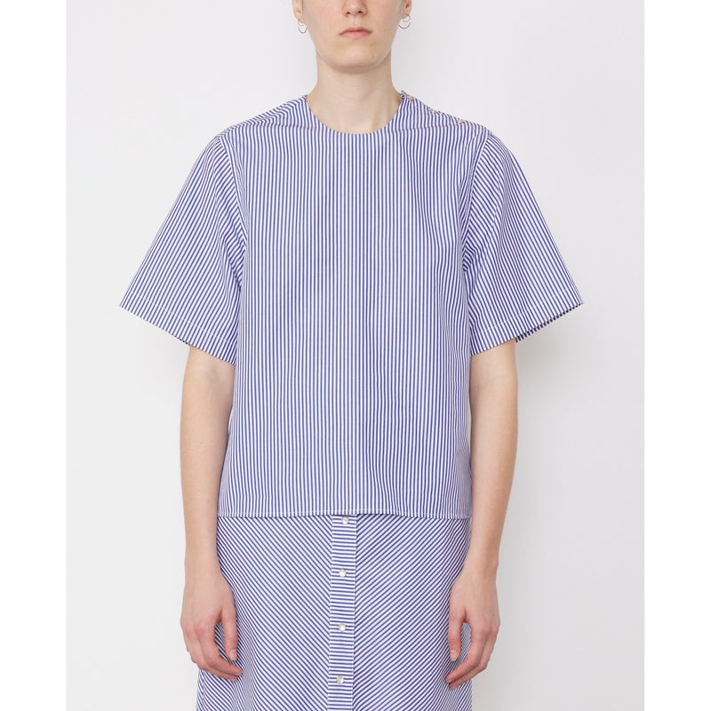 Chemise Zelie - White/Blue - Femme