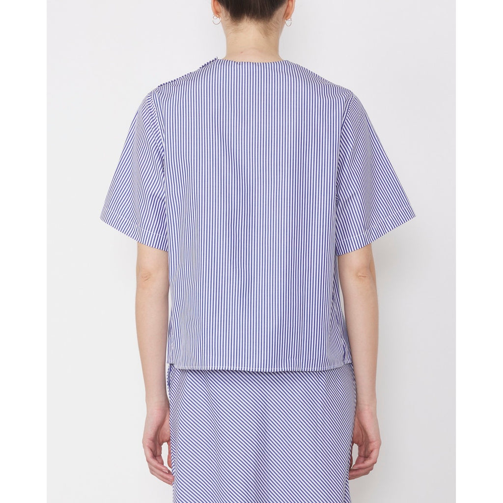 Zelie T-Shirt - White/Blue - Women