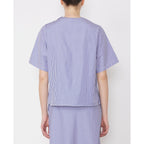 Zelie T-Shirt - White/Blue - Women