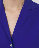Chemise Gaetane Shi Itl Piece Dye Co - Deep Blue