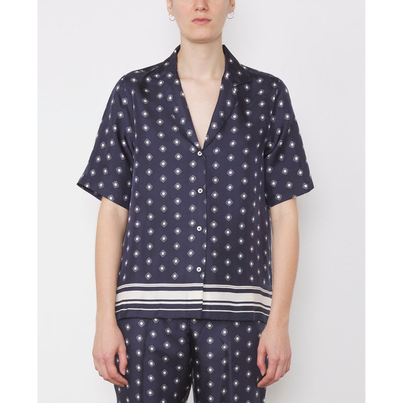 Chemise New Christelle - Navy/Ecru - Femme