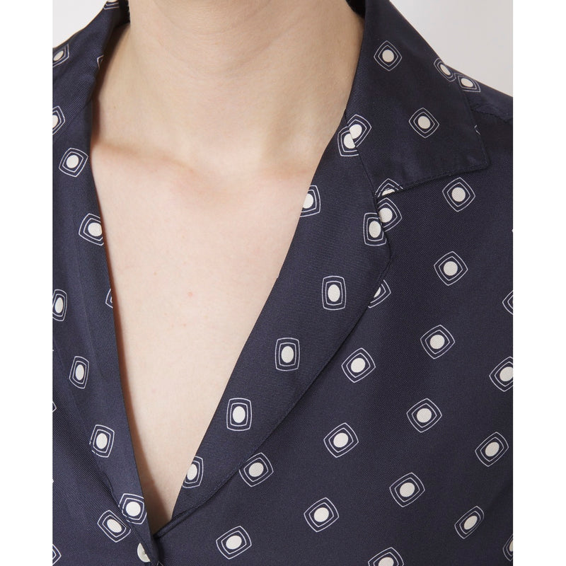 Chemise New Christelle - Navy/Ecru - Femme