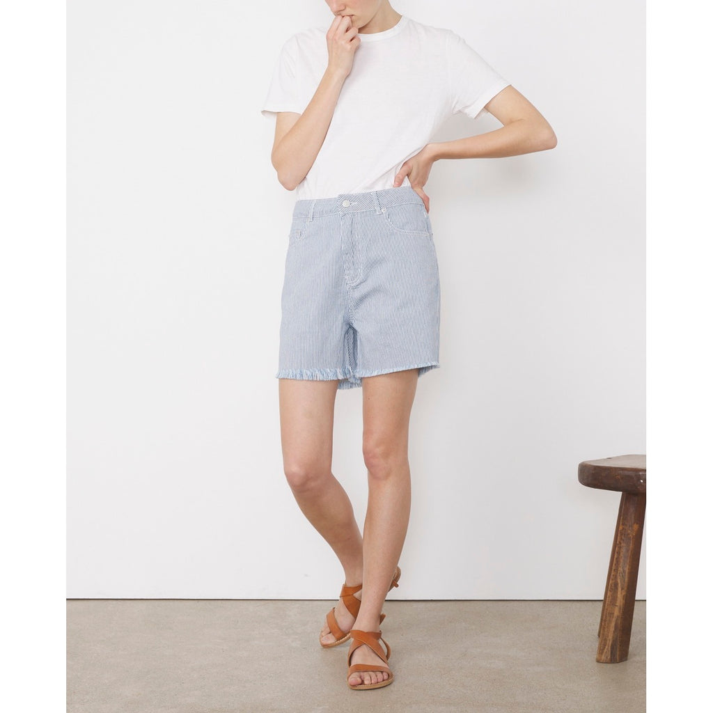 Alexandra Shorts - White/Indigo - Women
