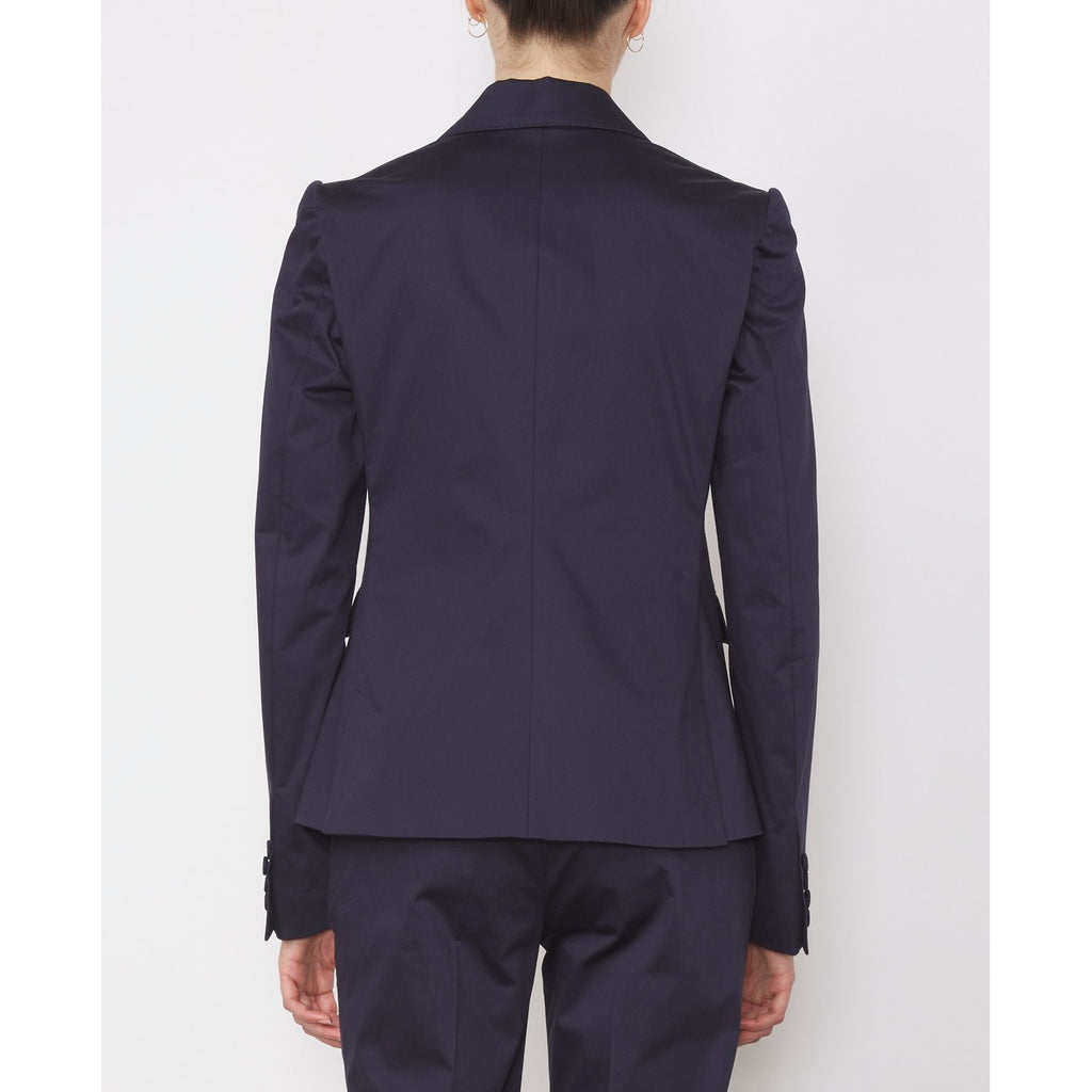 Tlg Veste Nikita Jkt Satin Itl Cotton - Navy