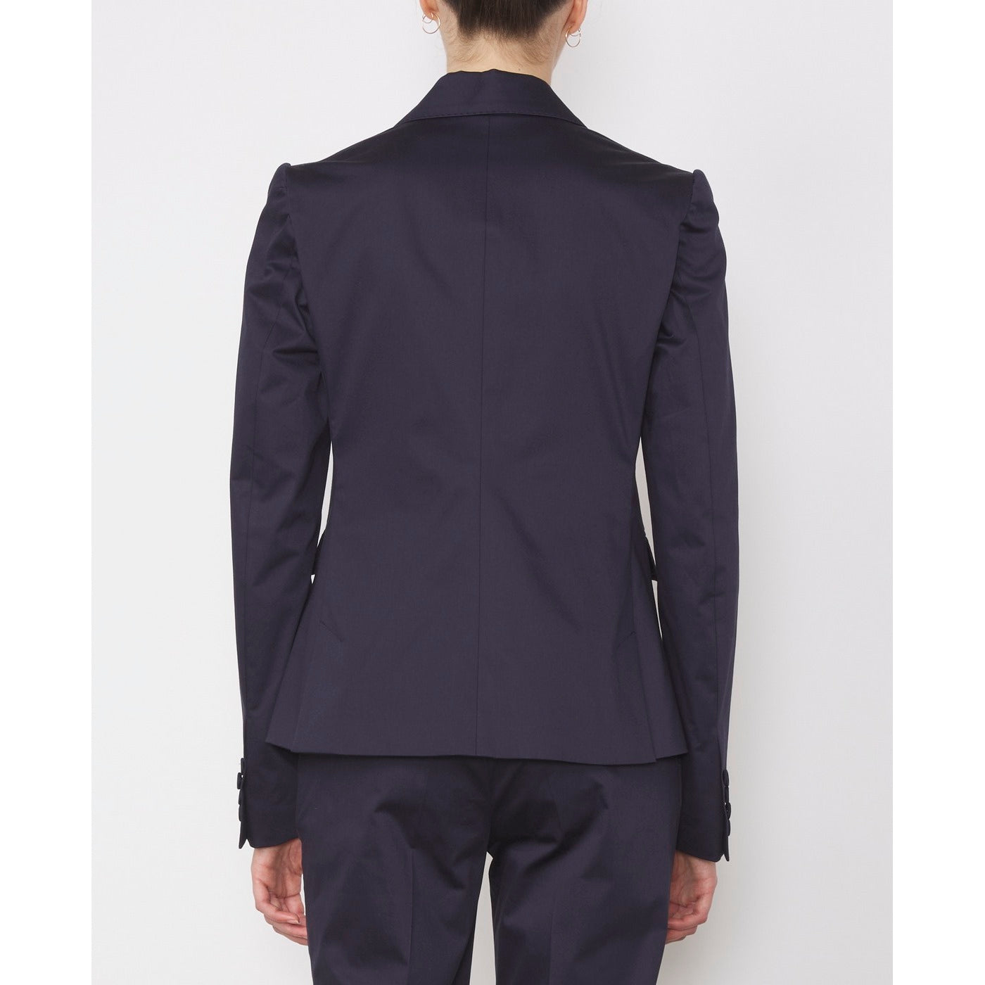 Tlg Veste Nikita Jkt Satin Itl Cotton - Navy