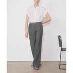 Tlg Pants Ilenia Pts Itl Virgin Wool - Ecru/Black