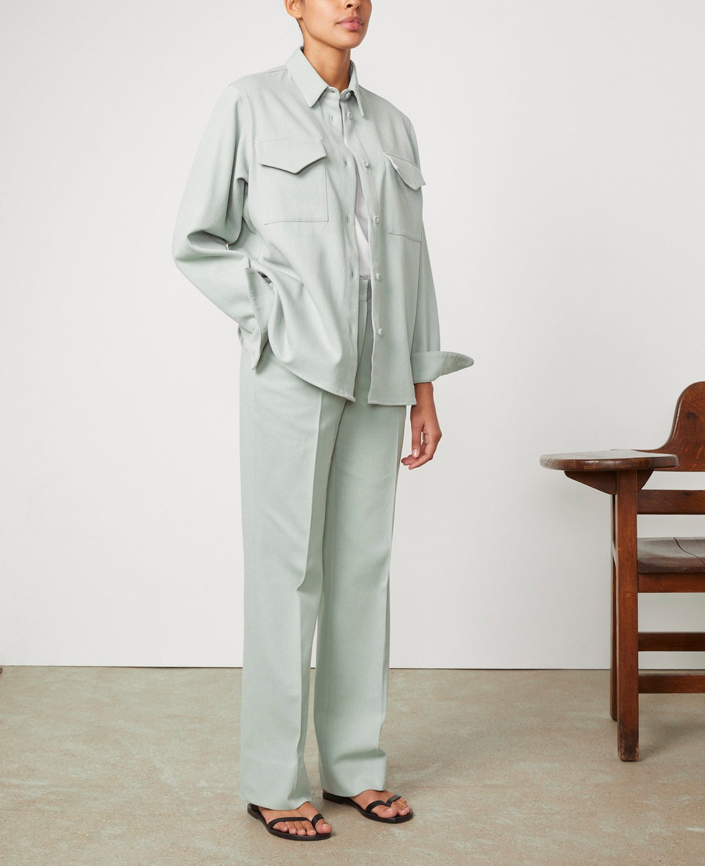 Pantalon Lorine - Vert Pâle - Femme