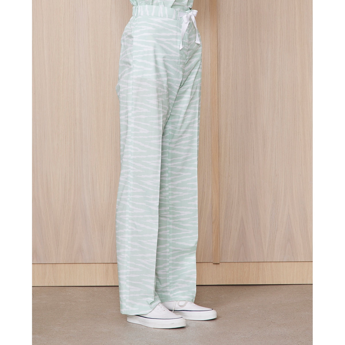 Magali Pants - White/Mint - Women