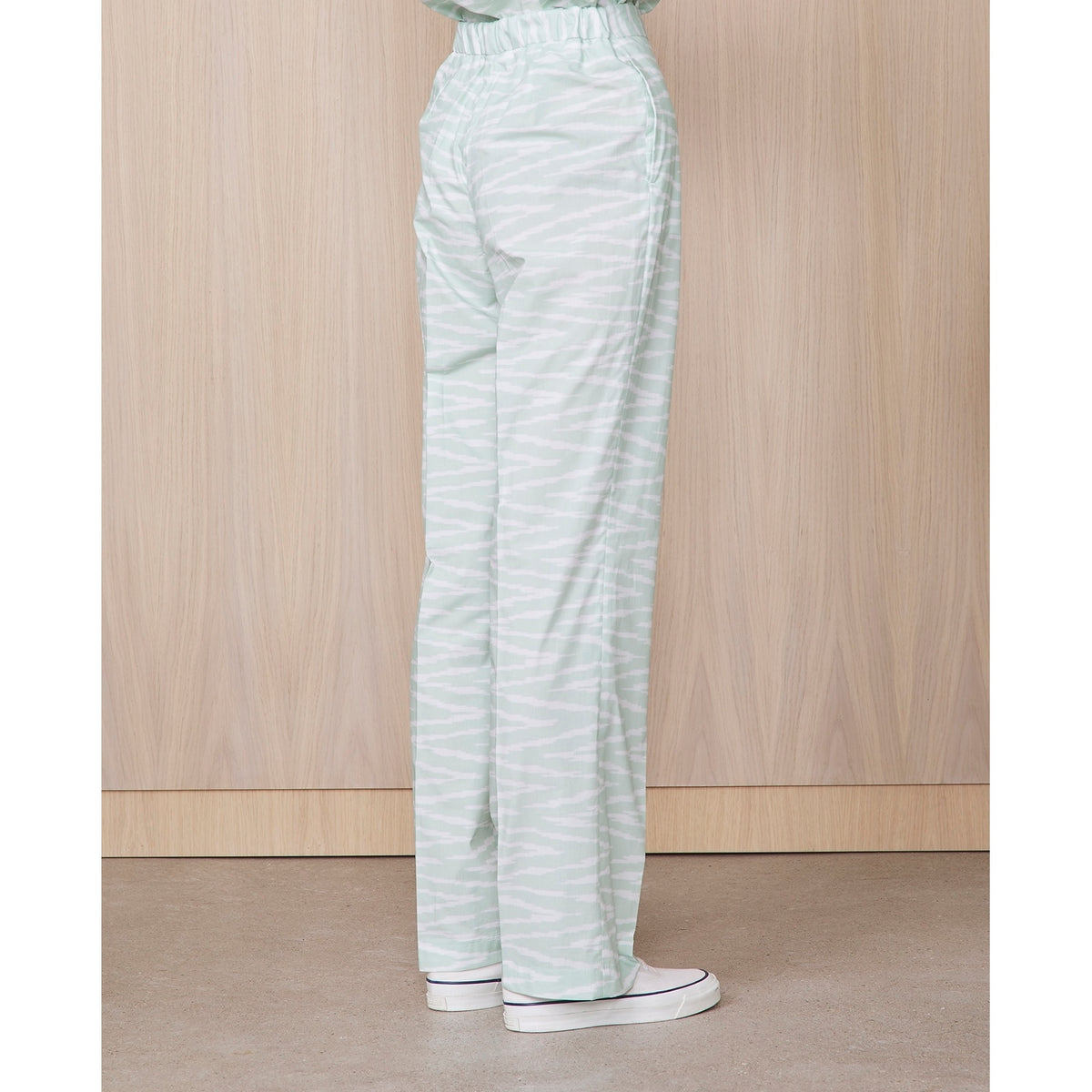 Magali Pants - White/Mint - Women