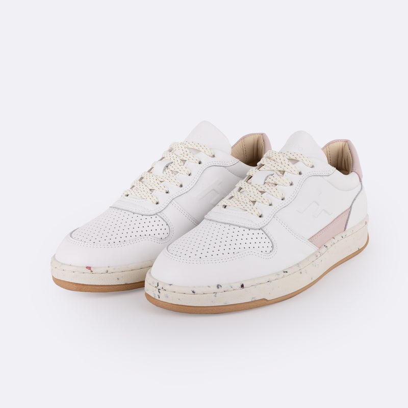 Alder Zapatillas de deporte para mujer en blanco y rosa