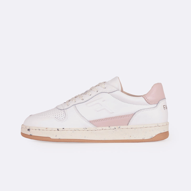 Alder Zapatillas de deporte para mujer en blanco y rosa