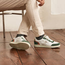 White & Khaki Hazel Sneakers - Mixed