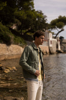 Faguo - Blouson Vert Clair Seillon - Homme