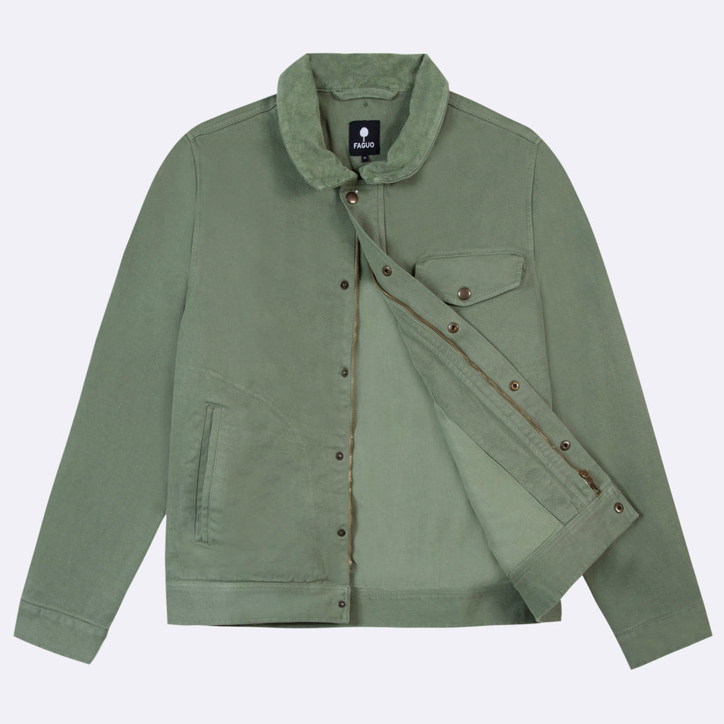Cazadora Verde Claro Seillon - Hombre