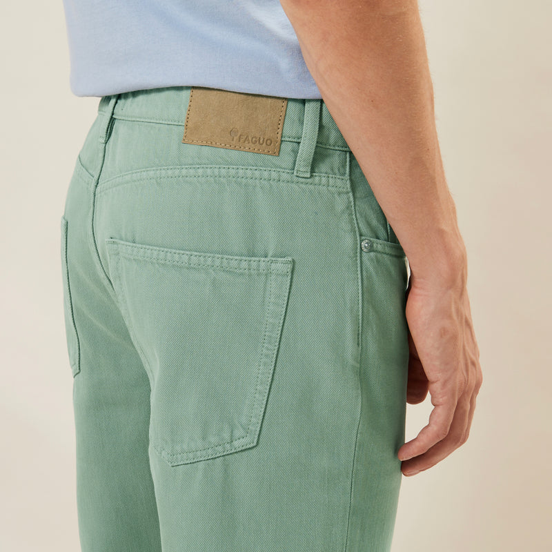 Faguo - Jean Vert Clair Tapered - Homme