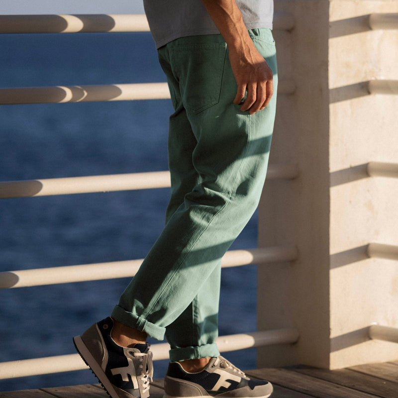 Faguo - Light Green Tapered Jeans - Men