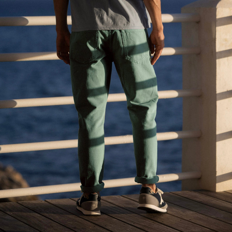 Faguo - Light Green Tapered Jeans - Men