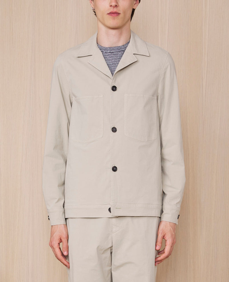 Sur Chemise Jonah Ovs Pgmt Dye Co Poplin - Almond Beige