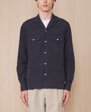 Chemise Eric Gmt Dye Lyocell Cotton - Dark Navy