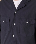 Chemise Eric Gmt Dye Lyocell Cotton - Dark Navy