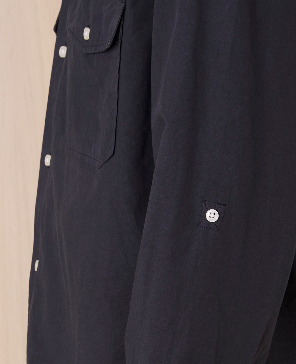 Chemise Eric Gmt Dye Lyocell Cotton - Dark Navy