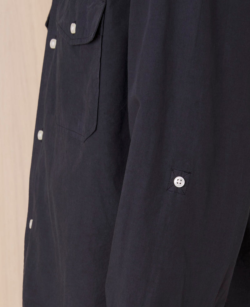Chemise Eric Gmt Dye Lyocell Cotton - Dark Navy