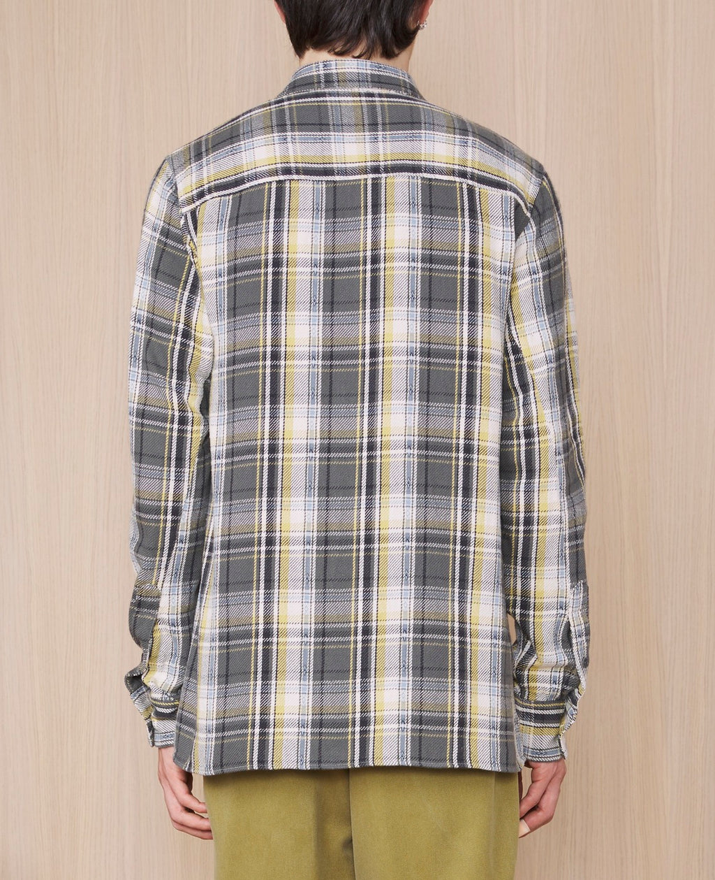 Camisa Ahmad - Oliva/Crudo/Mostaza - Hombre